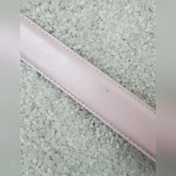 Vintage Liz Clairbone light  pink leather belt - Picture 7 of 8